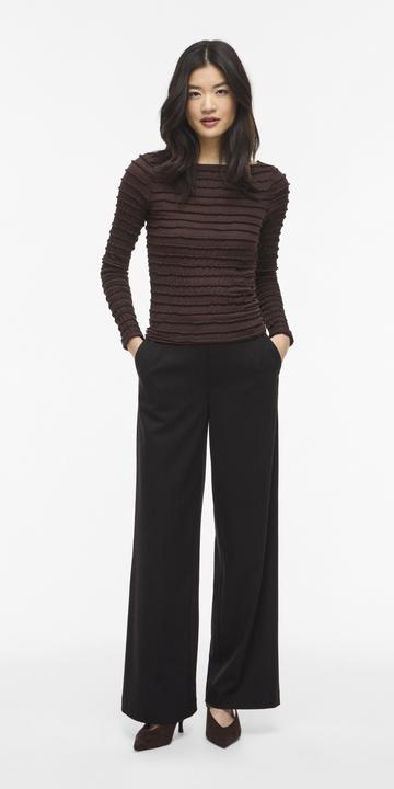 Immagine prodotto Vila VILISABETH U-Boot-Ausschnitt Oberteil mit langen Ärmeln (M)