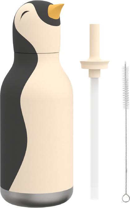 Image du produit Asobu Bestie Penguin - Thermoflasche mit Strohhalm 460 ml (0.46 l)
