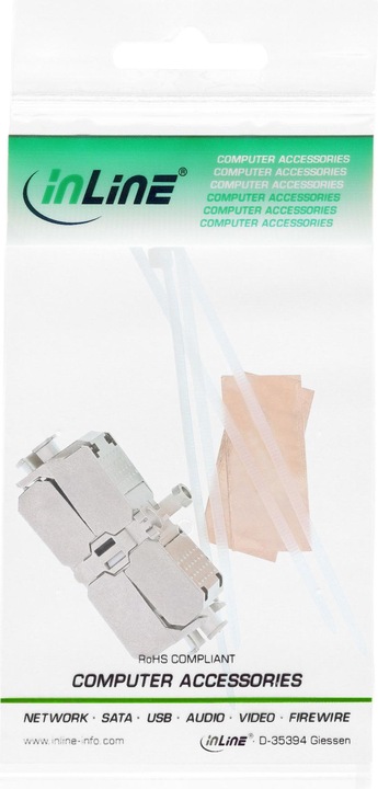 Produktbild InLine Kabelverbinder Cat.6A wasserdicht IP68 (Netzwerk Kupplung)