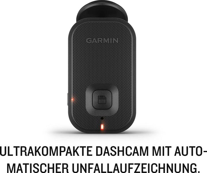 Image du produit Garmin Dash Cam Mini 2 (WiFi, Microphone intégré, Accéléromètre, Bluetooth, Vision nocturne, Récepteur GPS, Full HD)