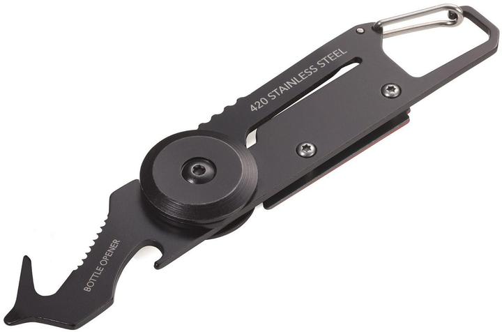 Actual product image Troika Pocket knife Mini Egon 5 functions Black/Titanium