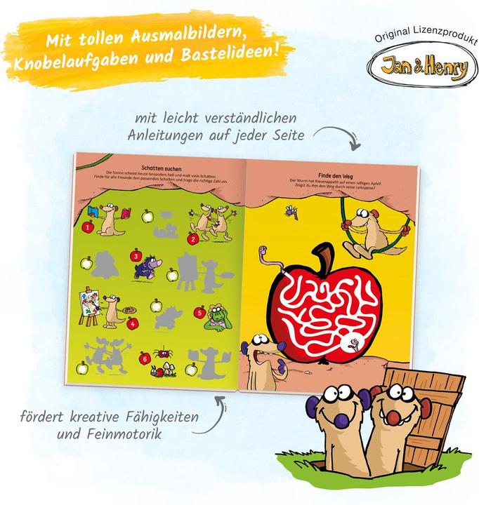 Image du produit Jan et Henry jeu et coloriage