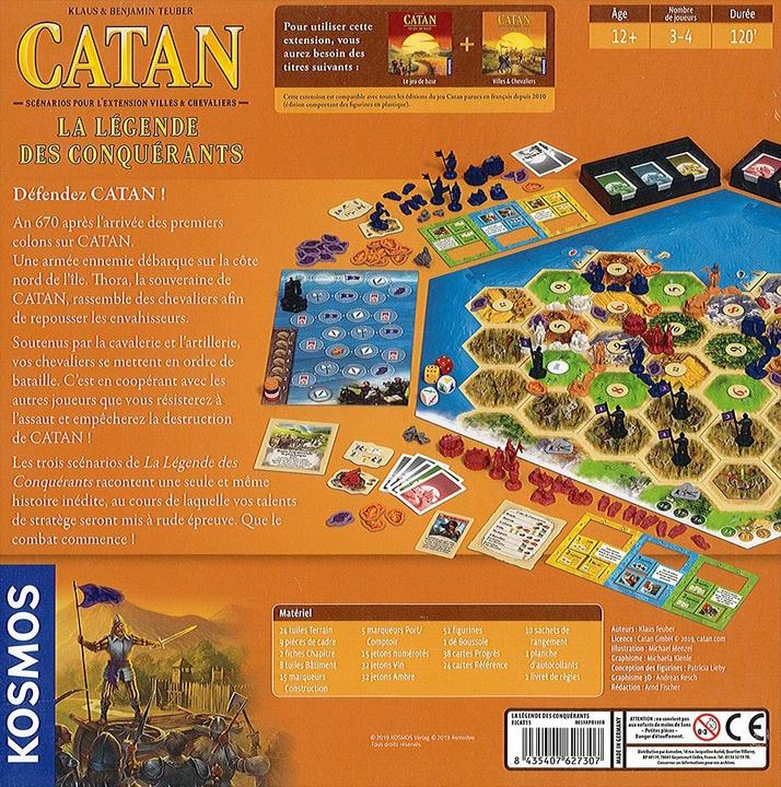 Image du produit Kosmos Jeu familial CATAN La légende des Conquérants (Français)