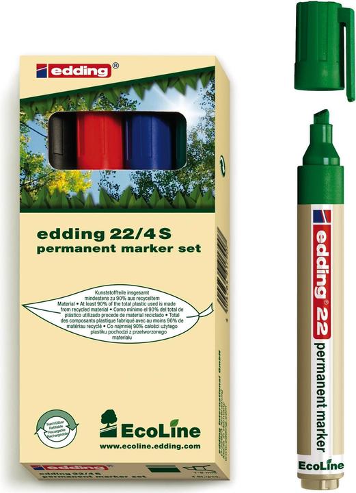 Produktbild Edding Permanent Marker 22 (4 x)