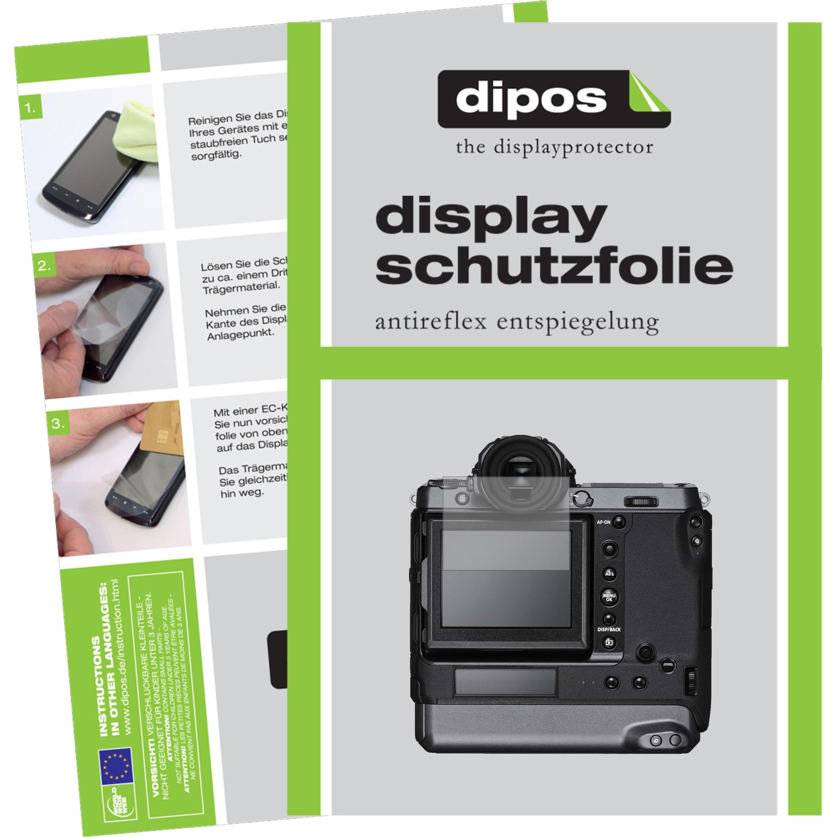 Thumbnail - Dipos Displayschutzfolie Antireflex (Displayschutz, GFX100), Kameraschutz, Transparent