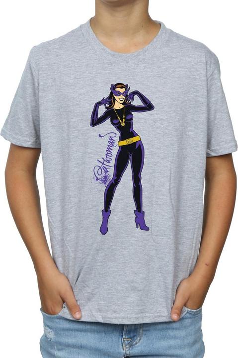 Produktbild Catwoman Happy Pose TShirt Jungen (128)