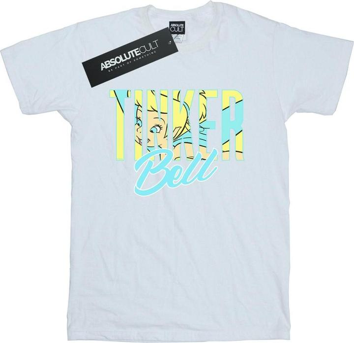 Immagine prodotto Disney Tinker Bell Wording Infill Maglietta Ampia Donna (S)