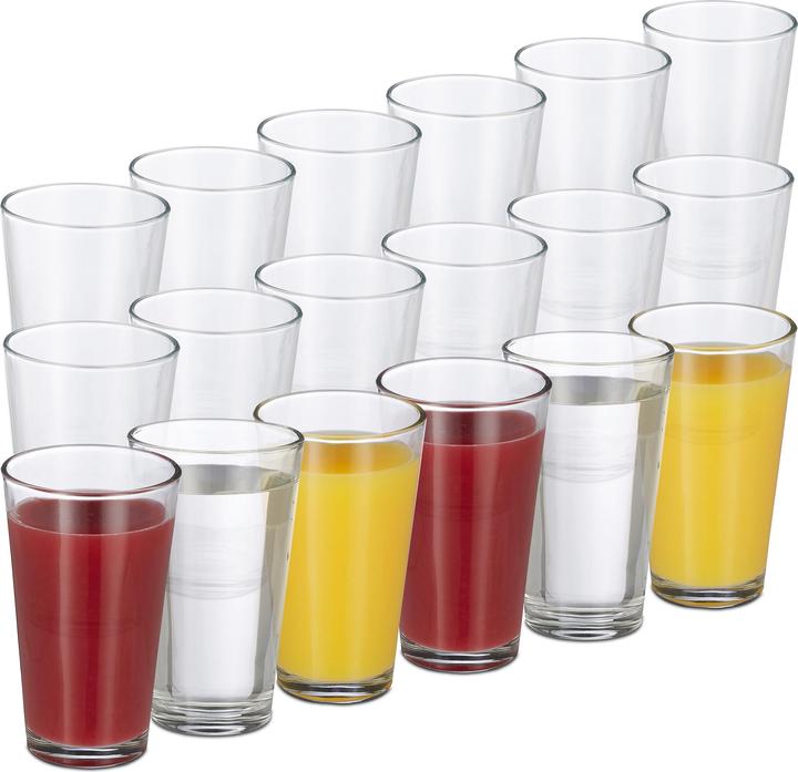Produktbild Relaxdays Trinkgläser (0.50 l, 18 x)