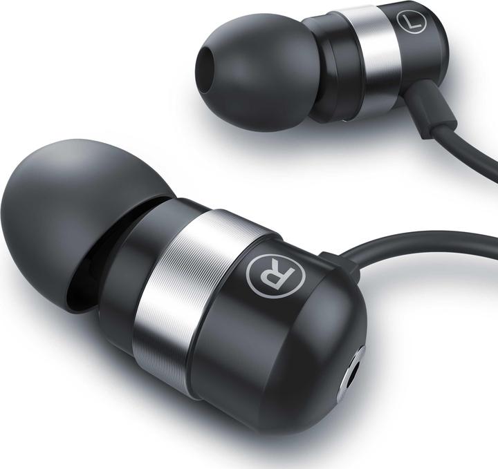 Produktbild CSL In-Ear Kopfhörer, InEar 650 Ohrhöher, 10mm Schallwandler, Aramid-Kabel mit Knickschutz (Kabelgebunden)