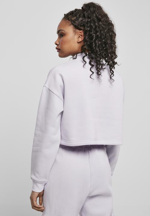 Actual product image Urban Classics Ladies Cropped Oversized Sweat High Neck Crew - 14225 (L)