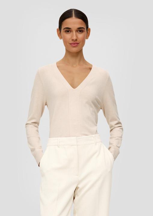 Produktbild s.Oliver Strickpullover Feinstrickpullover aus Viskosemix (42)