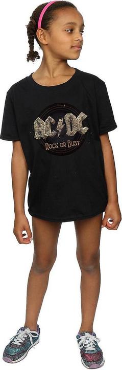 Produktbild AC/DC Mädchen Rock Or Bust TShirt aus Baumwolle (140, 146)