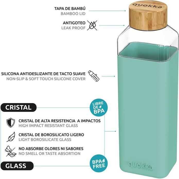 Produktbild Quokka Storm 700 ml - Glas Trinkflasche (0.70 l)