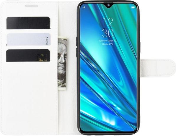 Actual product image MU Classic Litchi Leather Bookcover Series (Realme 5 Pro)