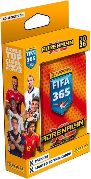 Immagine prodotto Panini FIFA 365 Adrenalyn XL 2026 Trading Cards Pocket Tin Box (5) (Inglese, Box Set e Collezione)