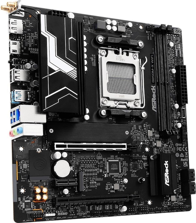 Image du produit AsRock B850M-X WiFi (AM5, AMD B850, mATX)