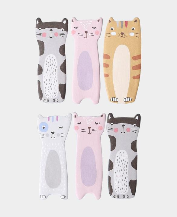 Actual product image I Am Creative Page Marker Cat 20 pieces (2 x 5 cm)