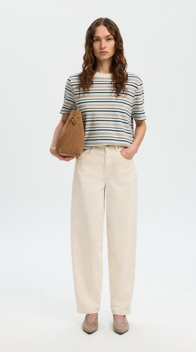 Immagine prodotto Selected Slfessential Ss Striped Boxy Tee Noos (L)