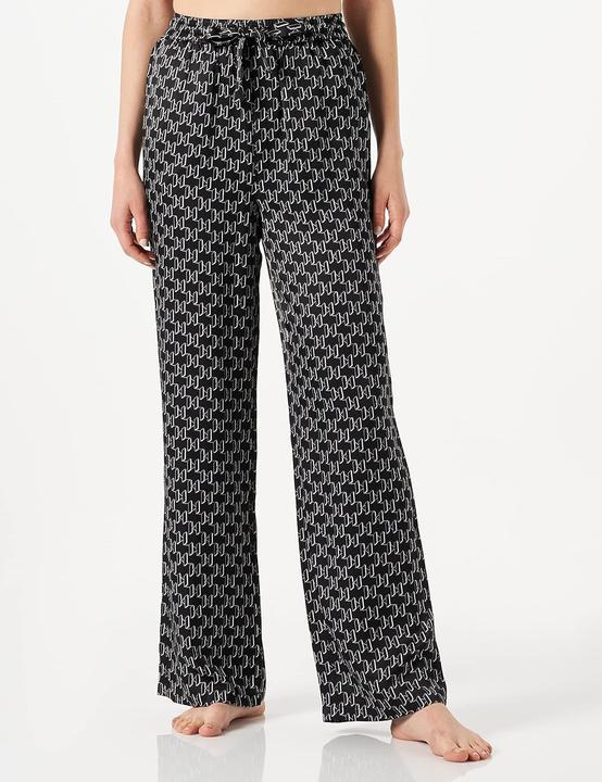 Produktbild Karl Lagerfeld Monogram Pyjamaset mit Knopfverschluss und elastischem Bund (XS)