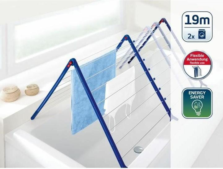 Actual product image Leifheit Pegasus Bath 190 Extendable bath dryer (18.90 m)