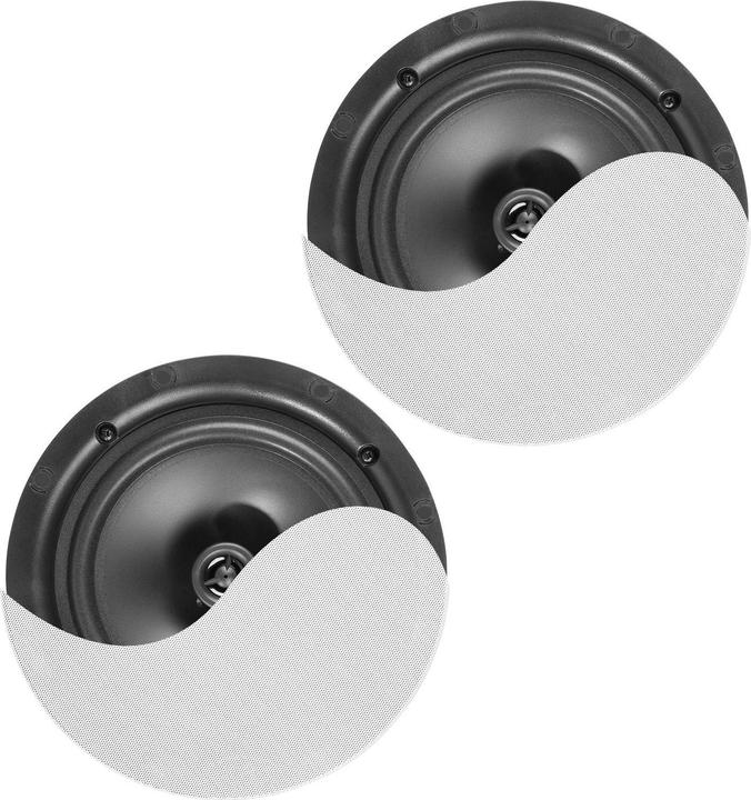 Produktbild Power Dynamics Deckenlautsprecher NCBT6 2-er Set, 2x 30W, Weiss (Passiv)