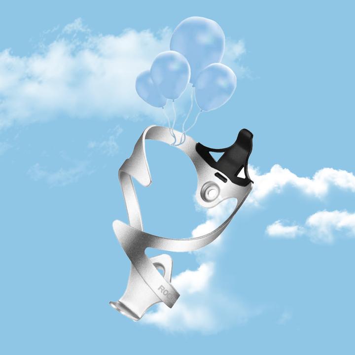 Produktbild Rockbros 2017-11AS Fahrrad-Trinkflaschenhalter – Weiss