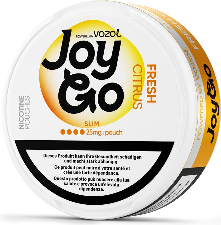 Vozol JoyGo Snus - Fresh Citrus, 25mg (Nicotine Pouches, 25 mg)