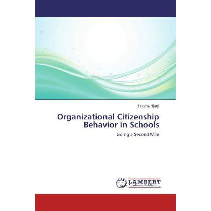 Organizational Citizenship Behavior in Schools, Fachbücher