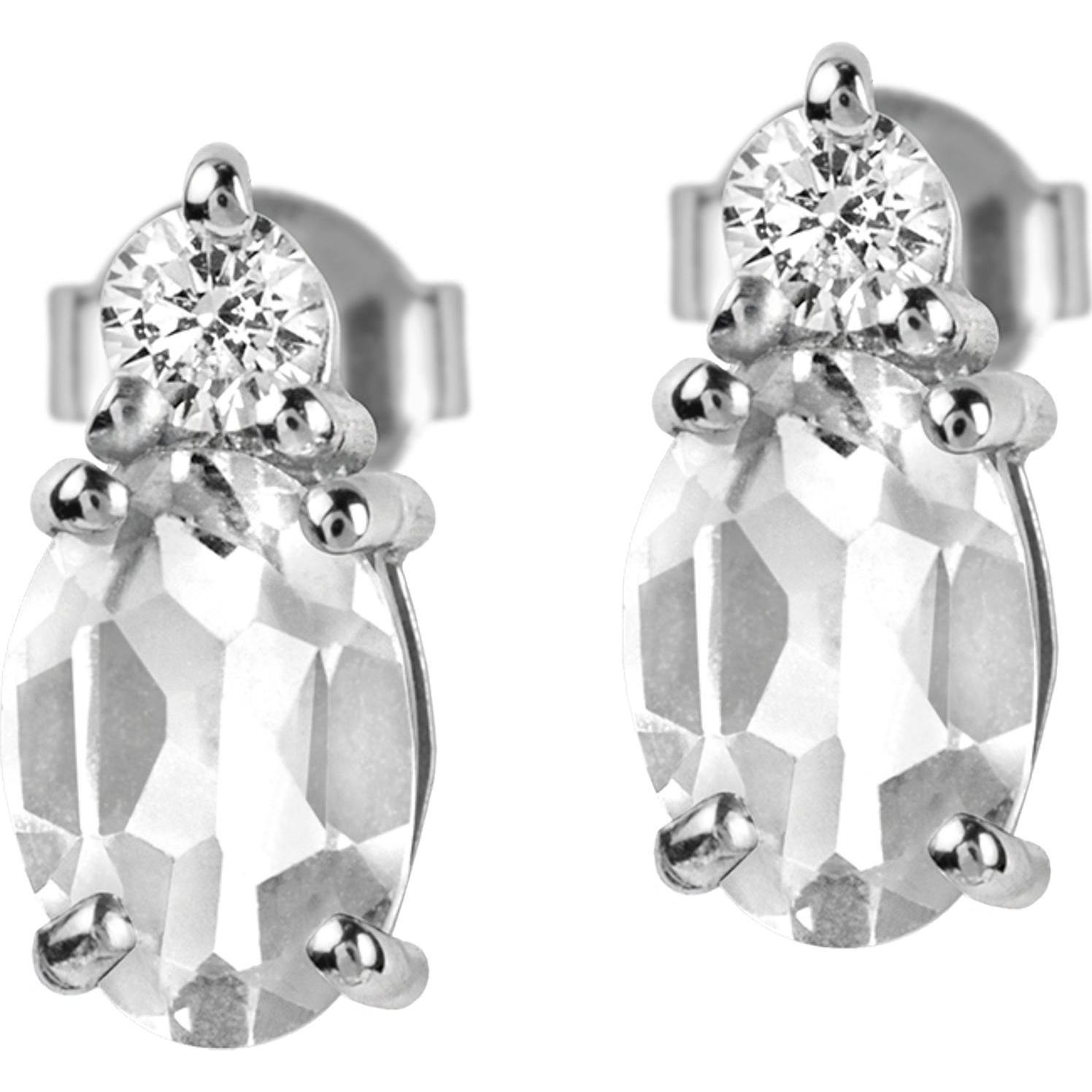 Jacques Lemans, Ohrringe, Ohrstecker, (925er Silber)