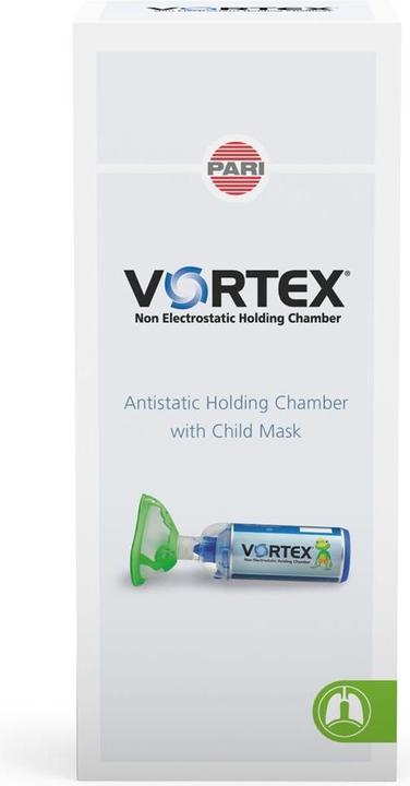 Actual product image PARI VORTEX Vorschaltkammer mit Kindermaske Frosch 2-4 Jahre