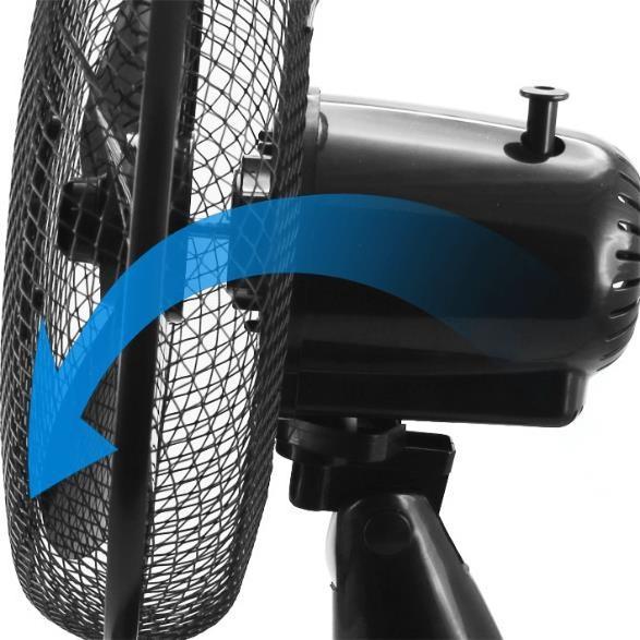 Actual product image Emerio FN-122397.1 STANDING FAN 40CM, 3 BLADES, 3 SPEED SETTINGS, BLACK (FN-122397) (68.70 dB)