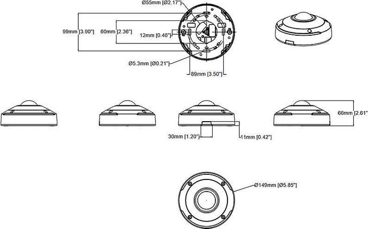 Produktbild Axis Q3538-SLVE DOME CAMERA (3840 x 2160 Pixels)