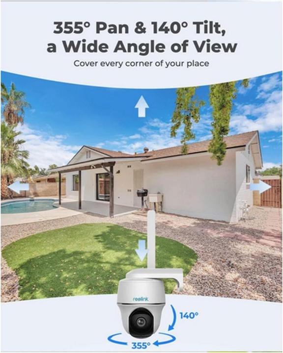 Actual product image Reolink Go PT Plus + Solar Panel (2560 x 1440 Pixels)