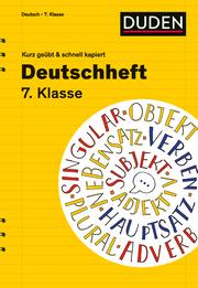 Produktbild Deutschheft 7. SJ. (Deutsch, 2013)