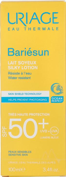 Productafbeelding Uriage Bariésun Zijdezachte Lotion (Zonnecrème gezicht, SPF 50, 100 ml, 100 g)