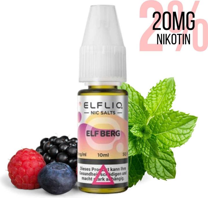 Immagine prodotto Elfbar ELFLIQ, ELF BERG 20mg (mentolo, Mirtillo)