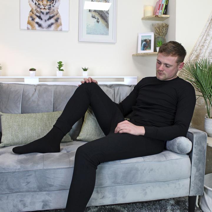 Produktbild Thmo 2er Pack Thermo Unterwäsche Hosen | Winter Funktionsunterwäsche (L)