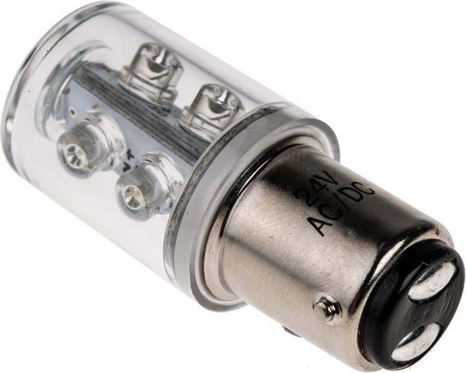 Produktbild RS PRO LED 6-Chip-LED BA15d 24VAC/DC grün