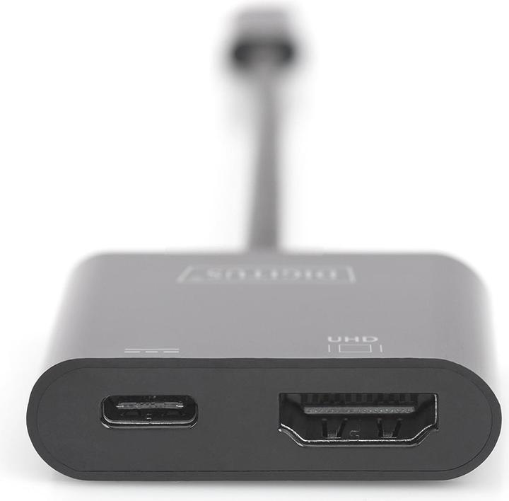 Produktbild Digitus USB Type C zu HDMI und USB C (HDMI, USB Typ-C, 18 cm)