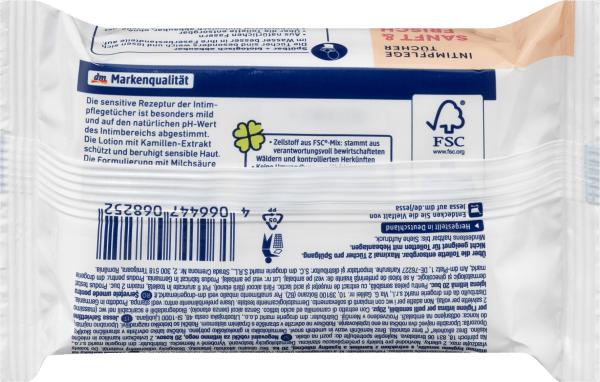 Produktbild dm Jessa Intim-Pflegetücher (Intimtücher)