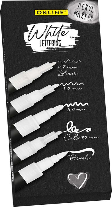 Actual product image Online Acrylic marker case (5x)