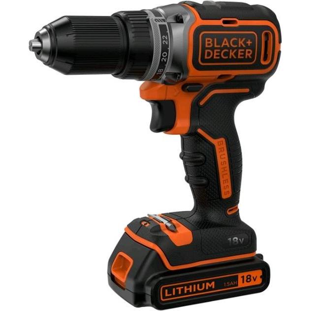 Black & Decker, Bohrmaschine + Akkuschrauber, Akku Bohrschrauber BL186K (Akkubetrieb)
