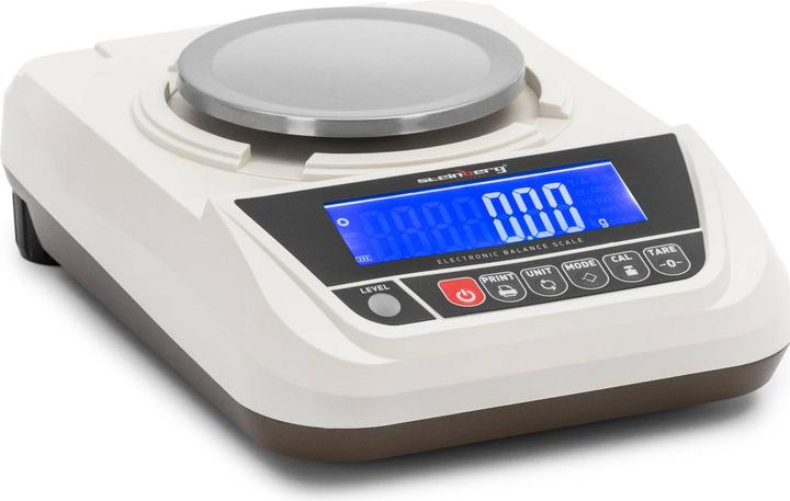 Actual product image Steinberg Precision Scale - 1000 g / 0.01 g - Ø 130 mm - LCD