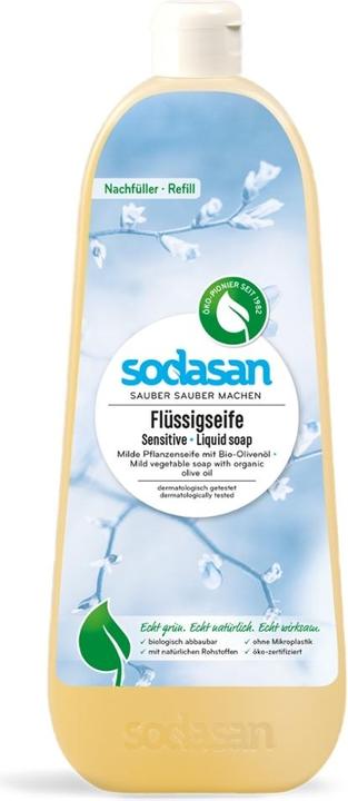 Immagine prodotto Sodasan Sapone liquido sensibile - flacone di ricarica (Sapone liquido, 1000 ml)