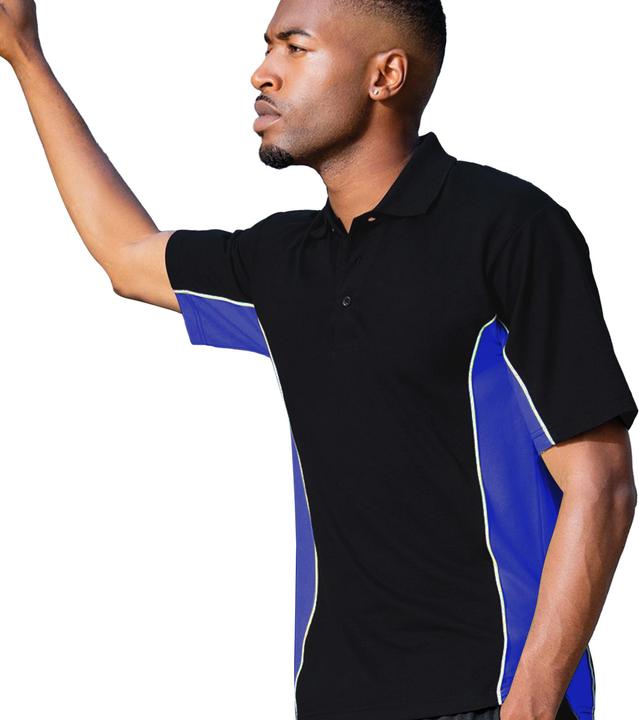 Produktbild Gamegear Track Piqué PoloShirt Kurzarm Einsätze in Kontrastfarbe (S)