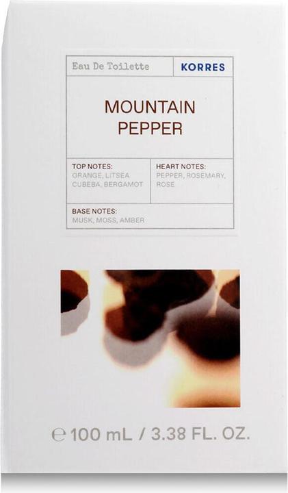 Produktbild Korres Eau De Toilette Mountain Pepper - Men's Fragrance Bergamot & Coriander 100ml (Eau de Toilette, 100 ml)