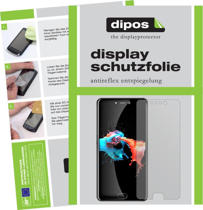 Dipos Displayschutzfolie Antireflex (5 Stück, Leagoo T5c)