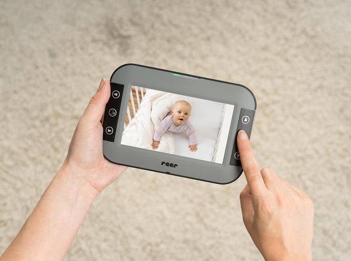 Actual product image Reer Mix&Match Display L Parent Unit for Video Baby Monitor (Video & Audio, 300 m)