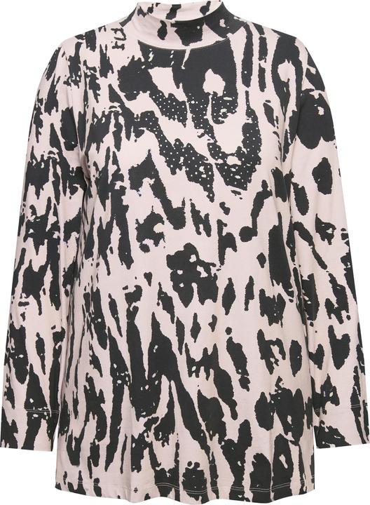 Produktbild Ulla Popken Shirt, Ziersteine, Classic, Stehkragen, Langarm (54)