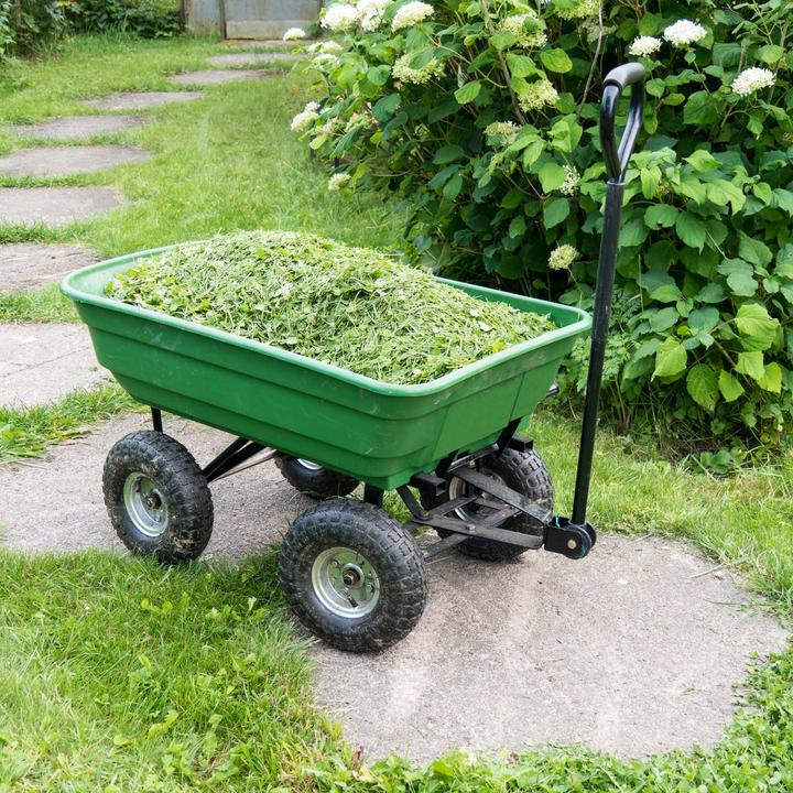 Produktbild Wiltec Gartenwagen Kippfunktion 200kg Handwagen 50l Bollerwagen Transportwagen